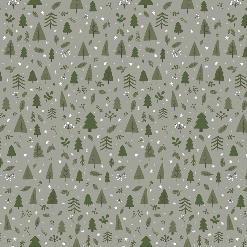IB LAURSEN Papierové servítky Christmas Forest - 50 ks