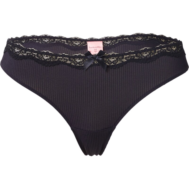 Hunkemöller Tangá Lola čierna 65868450
