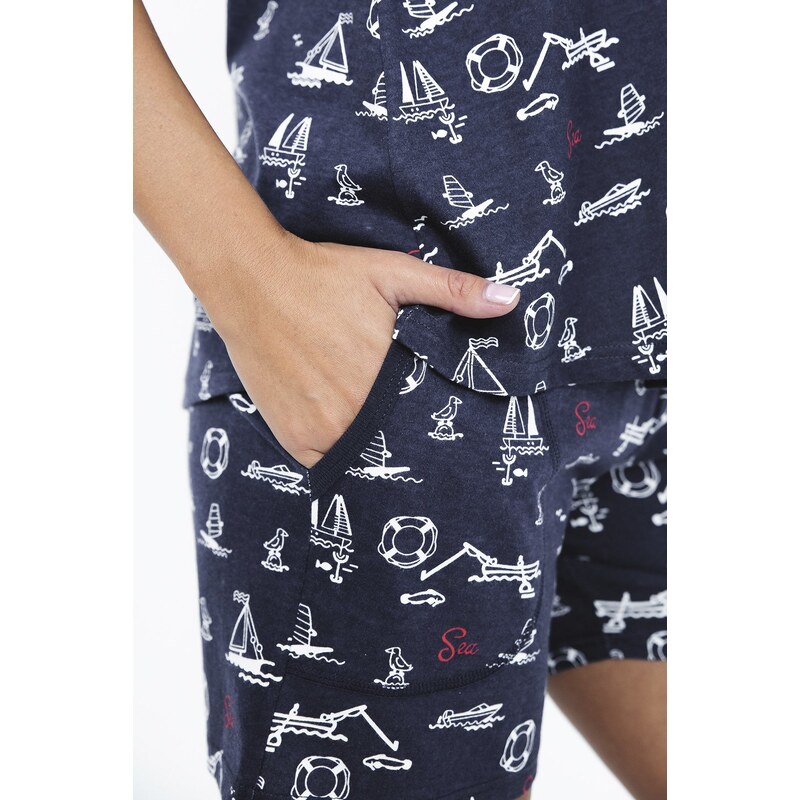 Italian Fashion dámske pyžamo Marina - na ramienkach