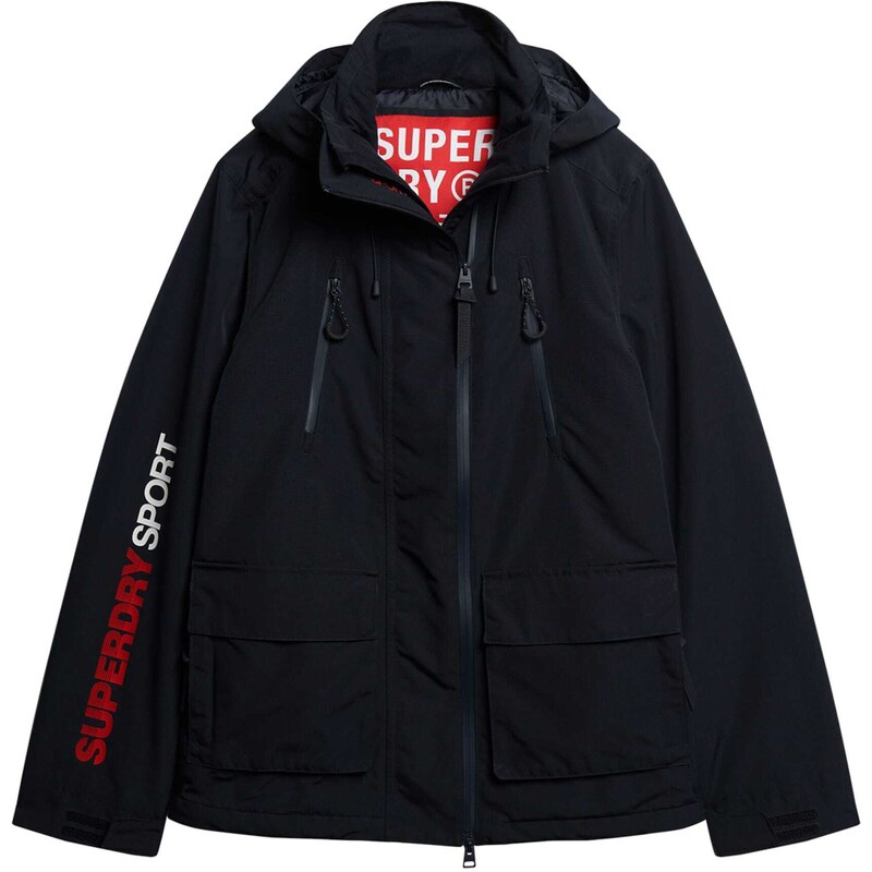 Superdry & Co Prechodná bunda námornícka modrá / červená / biela 65576897