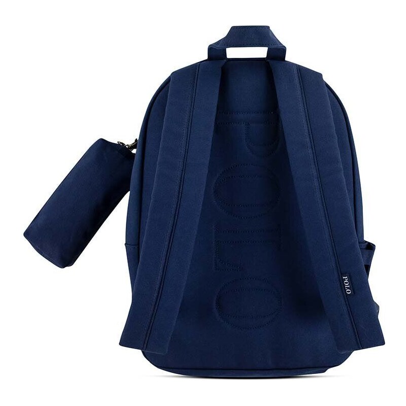 Detský ruksak Polo Ralph Lauren tmavomodrá farba, malý, jednofarebný