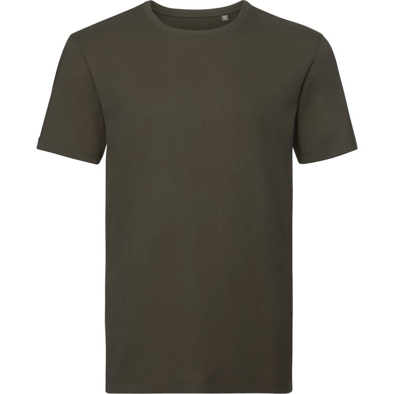 Olive Mens T-shirt Pure Organic Russell 50508169