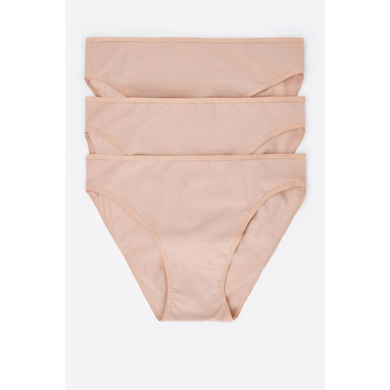 womensecret 3-balenie klasických nohavičiek z mikrovlákna 45857991