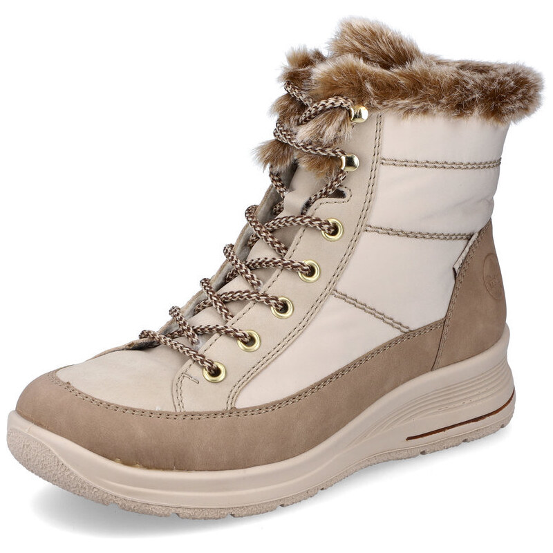 Členková obuv Rieker L7742-62 biela káva 51276477