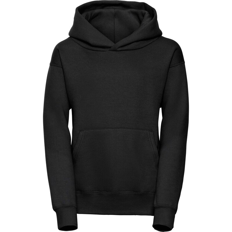 Czarna bluza dziecięca z kapturem Hooded Sweatshirt Russell 50508057