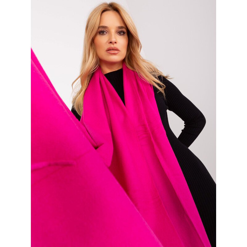Wool Fashion Italia Scarf-AT-SZ-23185.93P-fuchsia 64688665