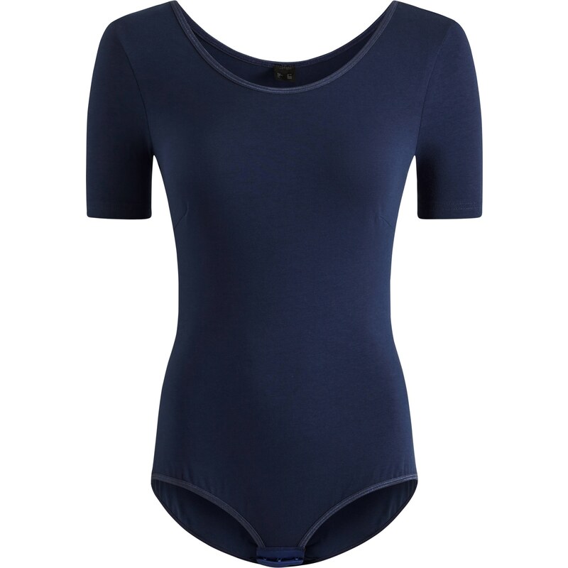 bonprix Body s 1/2 rukávom, bavlna, farba modrá 46202537