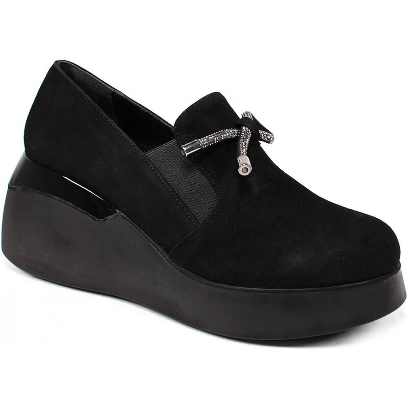 Secretshoes Poltopánky AQ1407 652 ČIERNA SEMIŠ 46205468