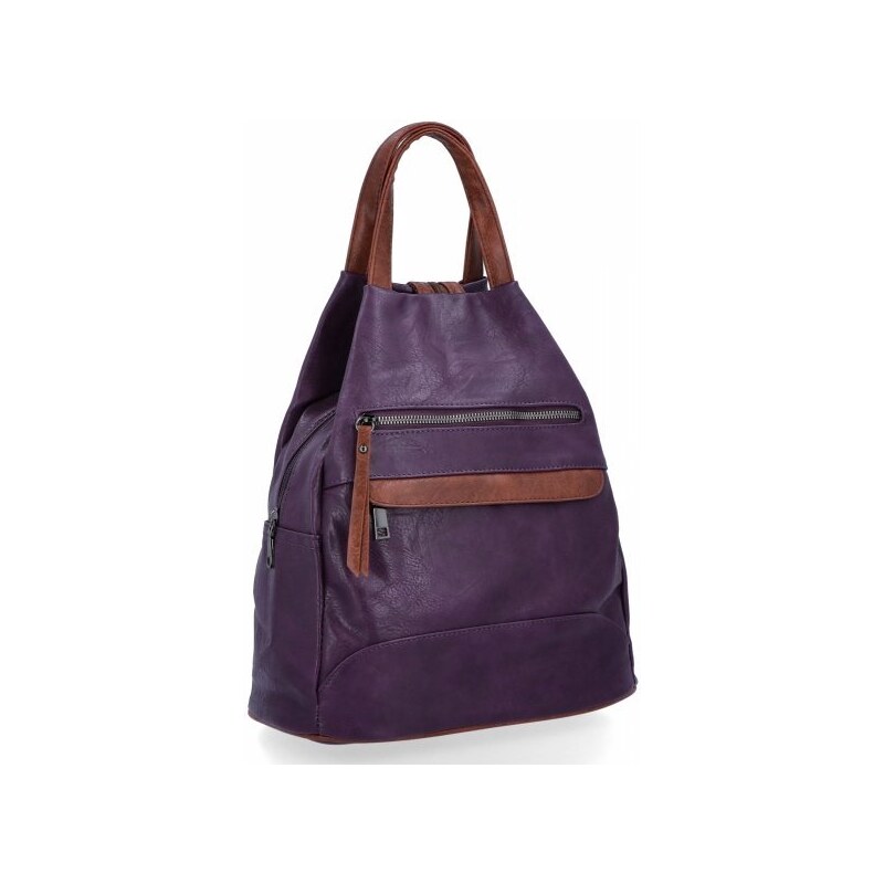 Dámská kabelka batôžtek Herisson fialová 1452H2023-43 46208073