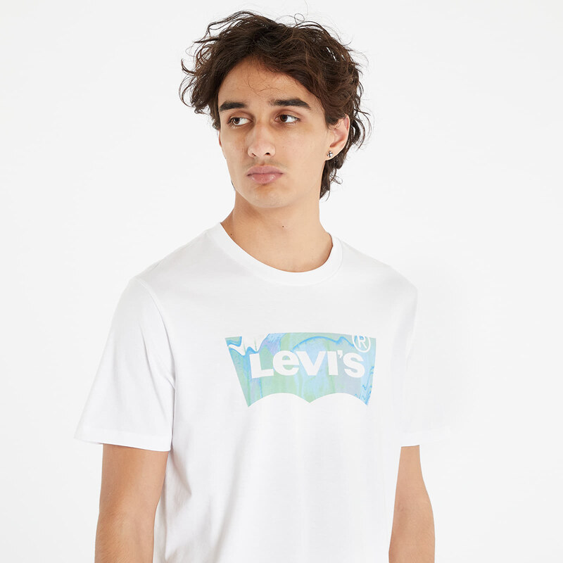 Pánske tričko Levi's Graphic Crewneck Tee White