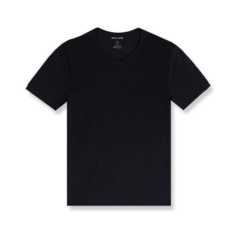 Pánske tričko 2-Pack - Pierre Cardin - čierna - PIERRE CARDIN