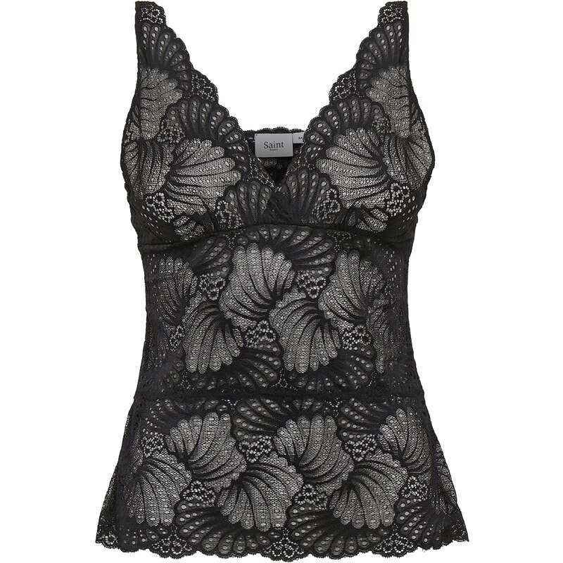SAINT TROPEZ Top Daisy čierna 54235272
