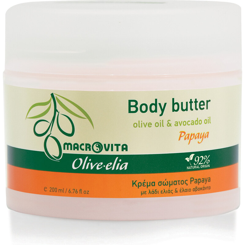 Olive.Elia - Macrovita Macrovita Olive-Elia Body butter papaya - Telové maslo s papayou 200 ml