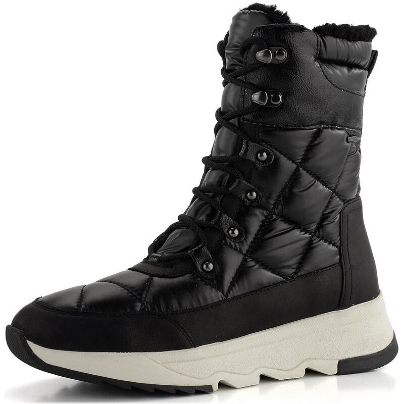 Geox prešívaná členková obuv čierna Falena ABX D26HXB043FUC9999 61761919