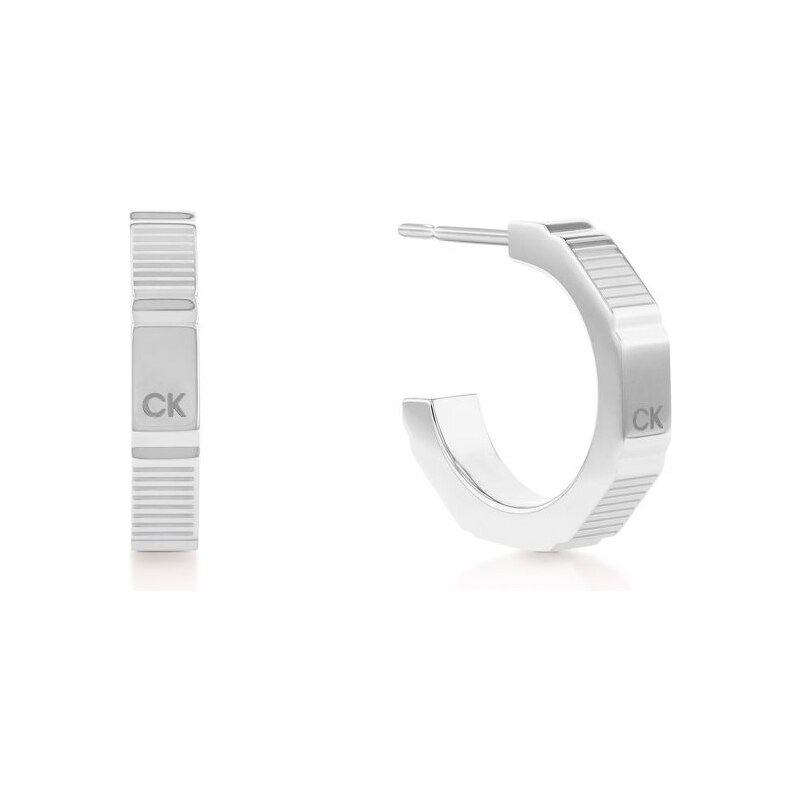Calvin Klein Štýlové kruhové náušnice z ocele Essential 35000518 66593495