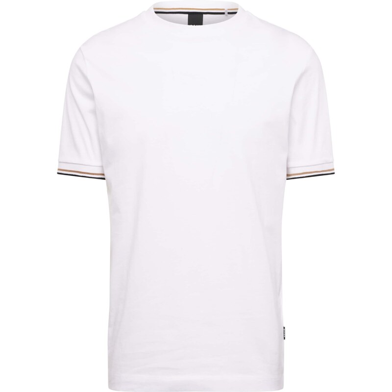 BOSS Tričko Thompson 04 karamelová / čierna melírovaná / biela 66262865