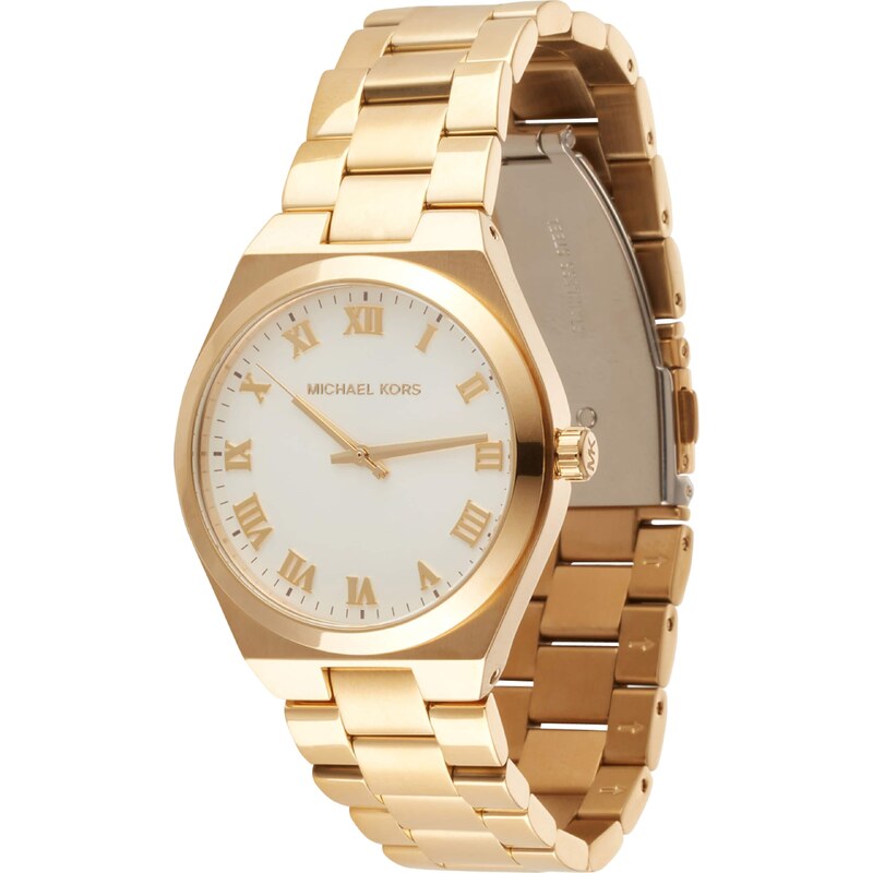 MICHAEL Michael Kors Analógové hodinky LENNOX zlatá / biela 68324331