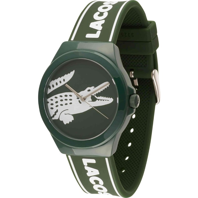 LACOSTE Analógové hodinky jedľová / šedobiela 46293456