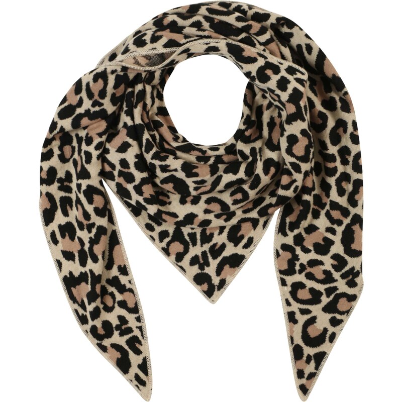 ABOUT YOU Šál béžová / svetlohnedá / čierna 46683358