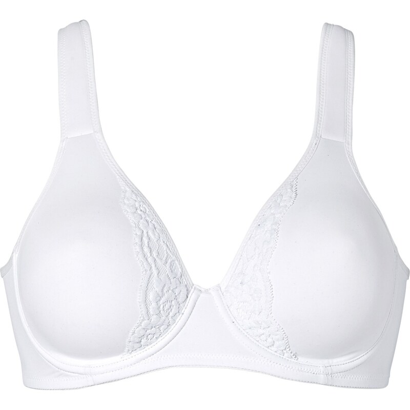 bonprix Podprsenka minimizer s vystuženými ramienkami, farba biela 44731512