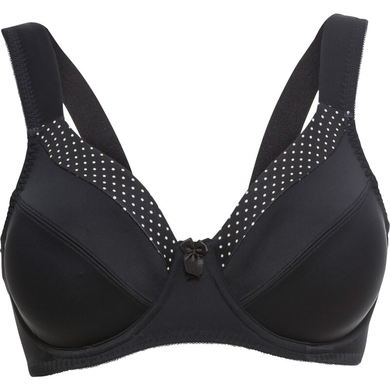 bonprix Podprsenka minimizer s vystuženými ramienkami, farba čierna 44731734