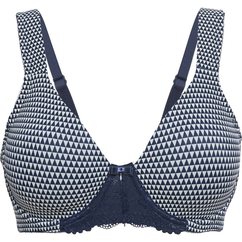 bonprix Podprsenka minimizer s vystuženými ramienkami, farba modrá 44731813