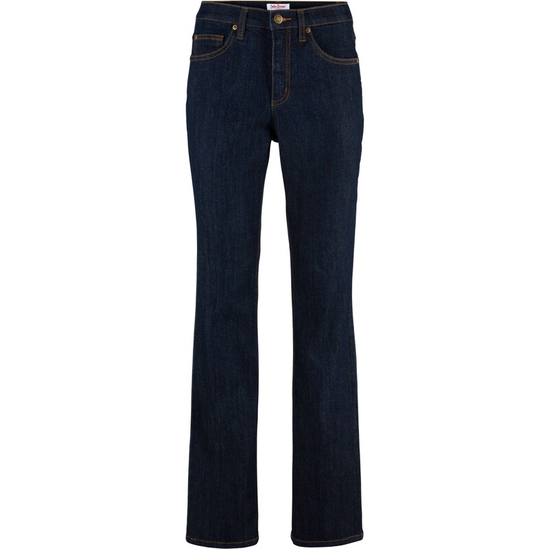 bonprix Pohodlné strečové džínsy, loose fit, farba modrá