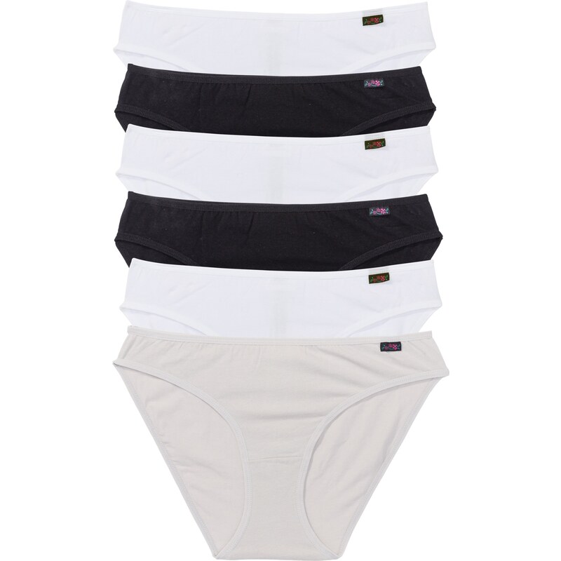 bonprix Nohavičky (6 ks), farba čierna 44731944