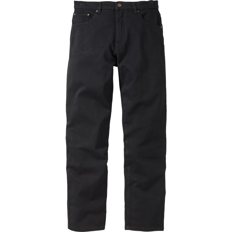 bonprix Strečové džínsy Classic Fit, Straight, farba čierna