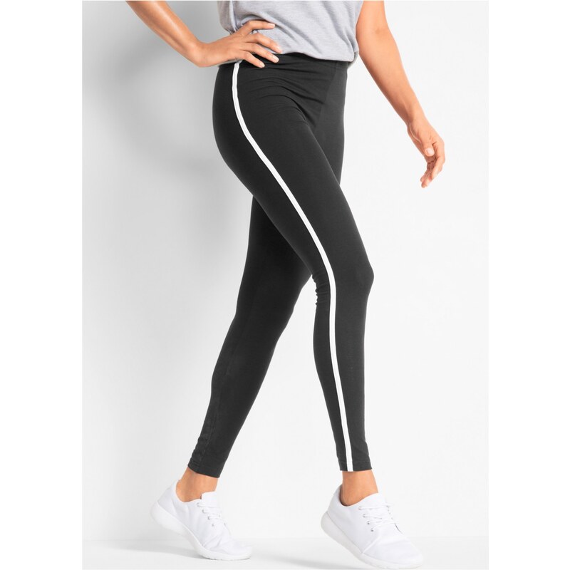 bonprix Športové legíny po členky, farba čierna 44741247