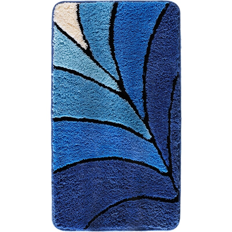 bonprix Predložka do kúpeľne s vysokým flórom, farba modrá, rozm. Predložka pred stojacie WC 45/50 cm