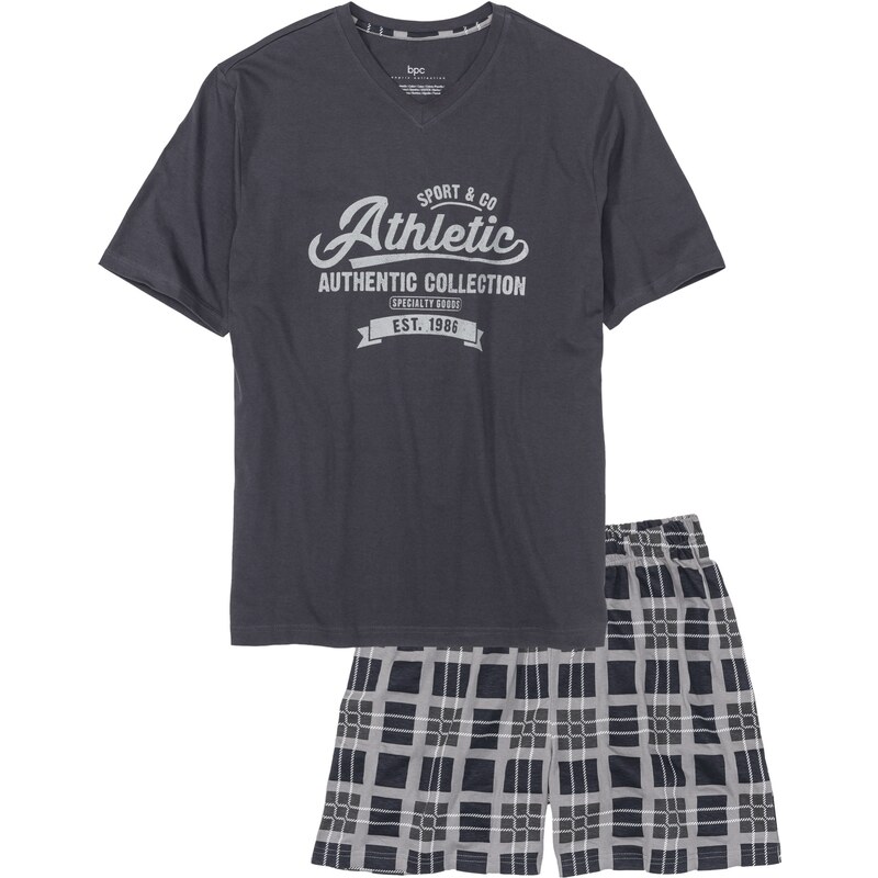 bonprix Krátke pyžamo, farba modrá 44799279