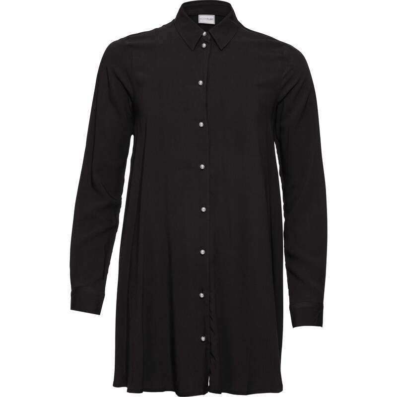 bonprix Blúzka z viskózy, farba čierna 44799418