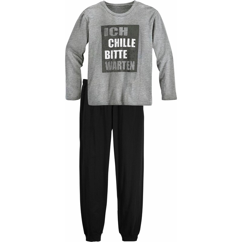 Authentic Le Jogger Pyžamo sivá / čierna / biela 65642512