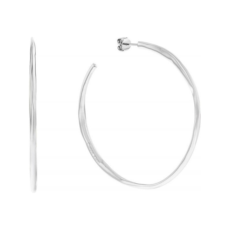 Calvin Klein Oceľové náušnice kruhy Molten Pebble 35000111 67122694