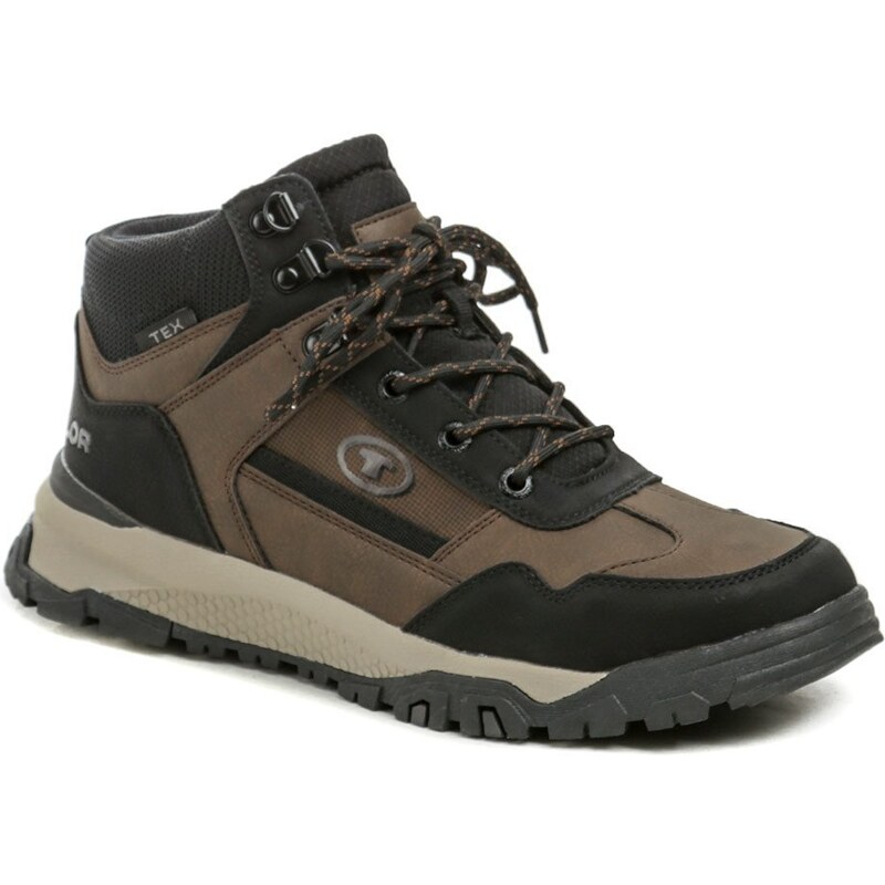 Tom Tailor 6380420004 čierno hnedé pánske zimné topánky 46327267