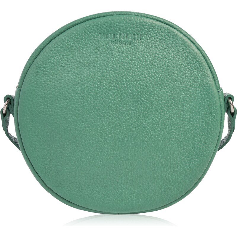 PAOLO PERUZZI Malá kožená kabelka na rameno IN-63-GR | mätová IN-63-MN 46327311