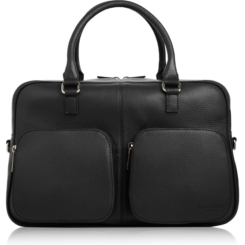 Paolo Peruzzi PAOLO PERZUZZI Veľká dámska kožená taška IN-60-BL | 46327319