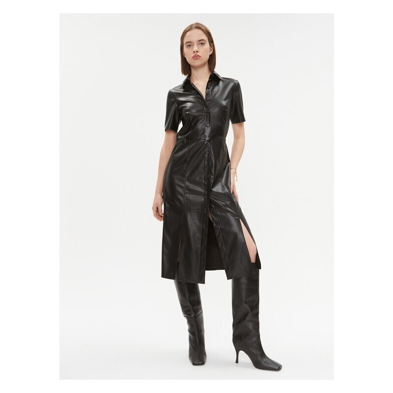 Šaty z imitácie kože DKNY 46334292