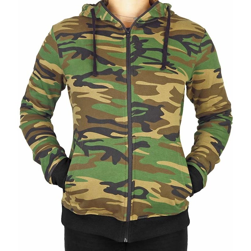 Dámska maskáčová mikina Malfini woodland 46338395