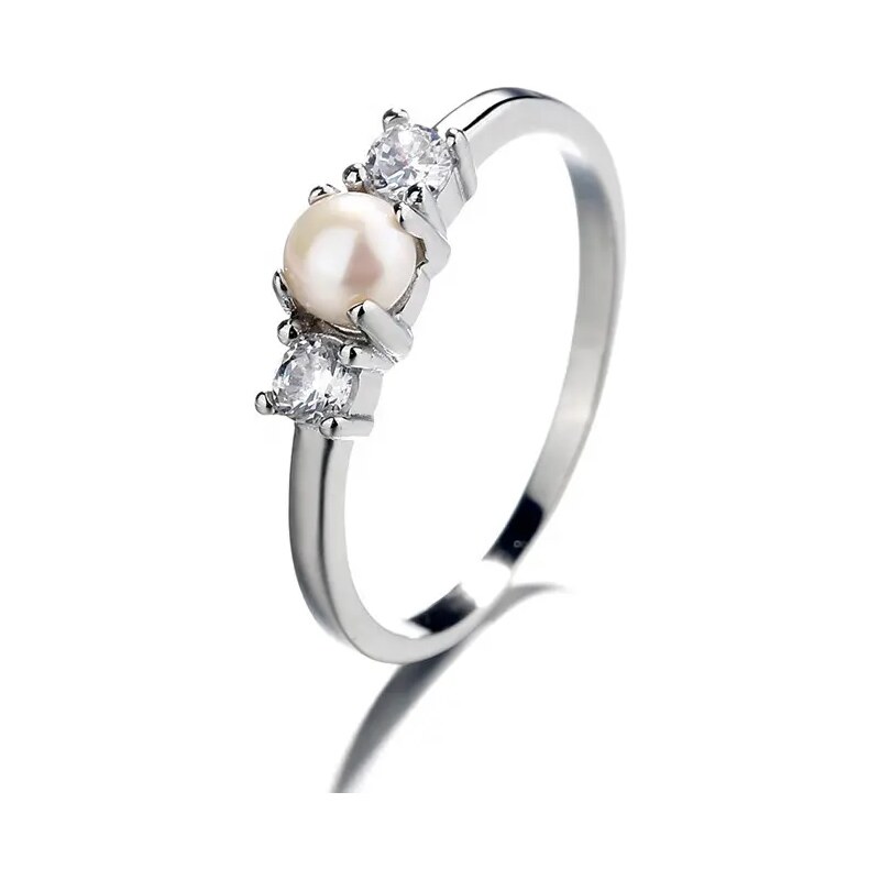 MAJYA Strieborný prsteň s perlou MARIA 10037/6 64581391