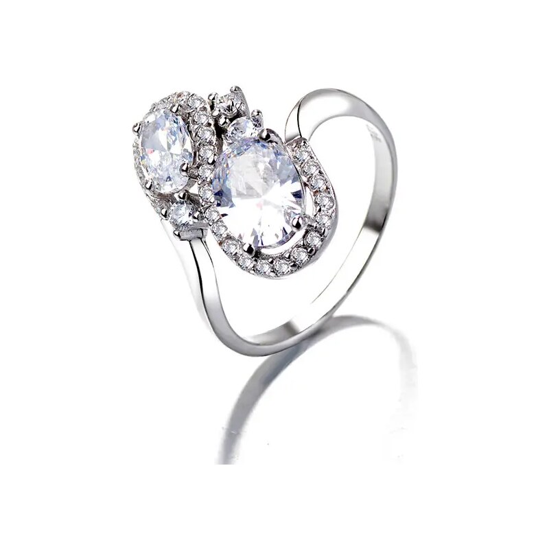 MAJYA Strieborný prsteň ALEXA 10051/6 64581403