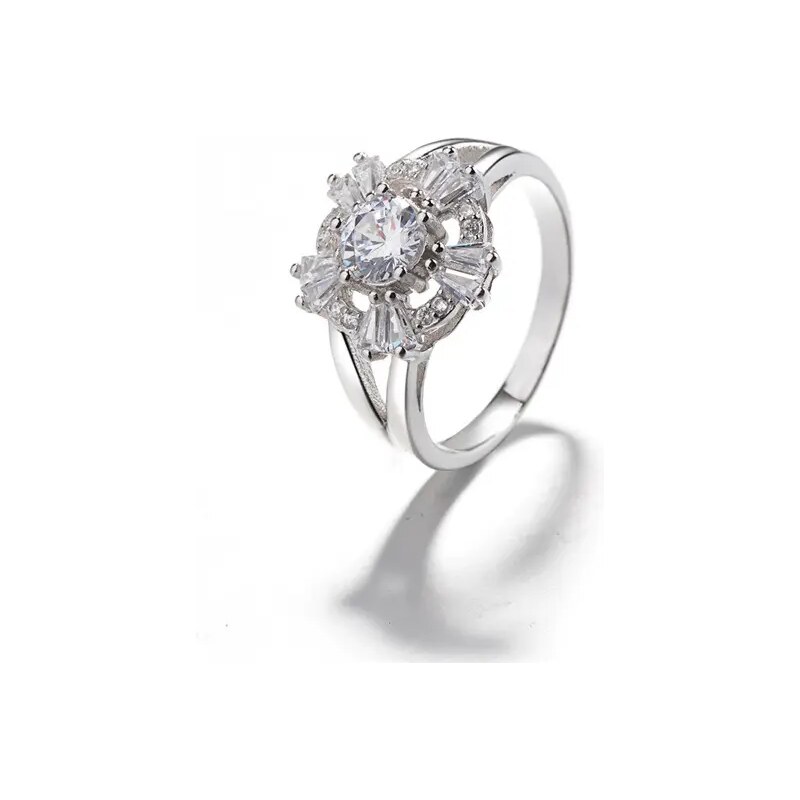 MAJYA Strieborný prsteň LAURA so zirkónmi 10053/6 64581405