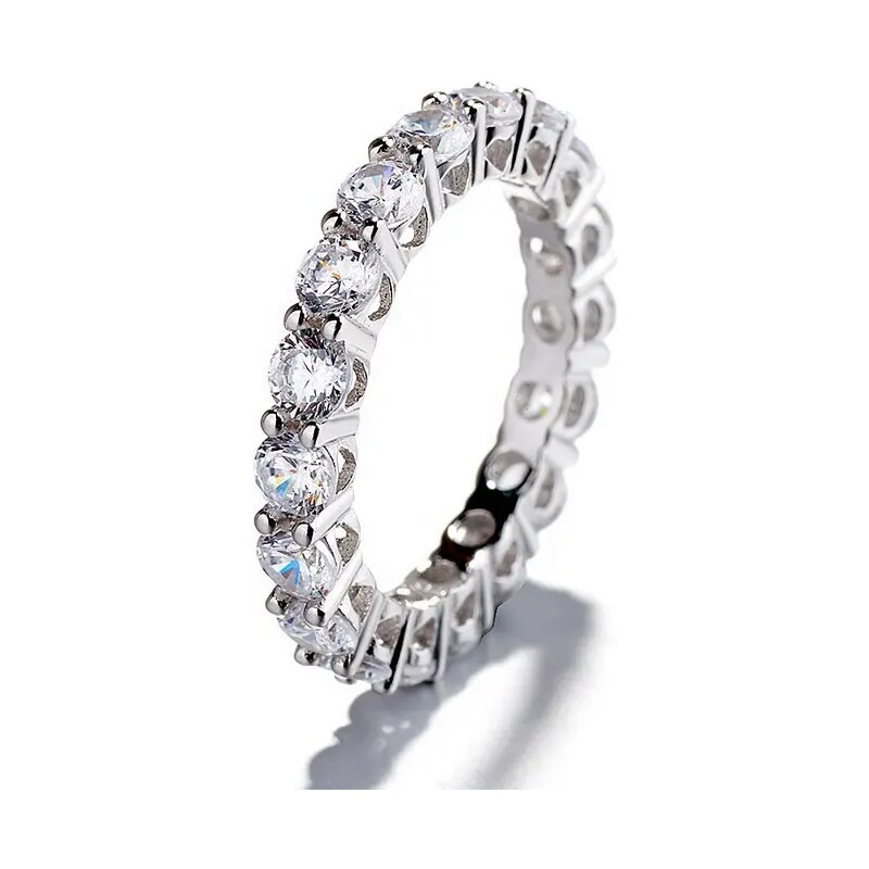 MAJYA Strieborný prsteň z čírych zirkónov SHERYL 10057/5 64581371