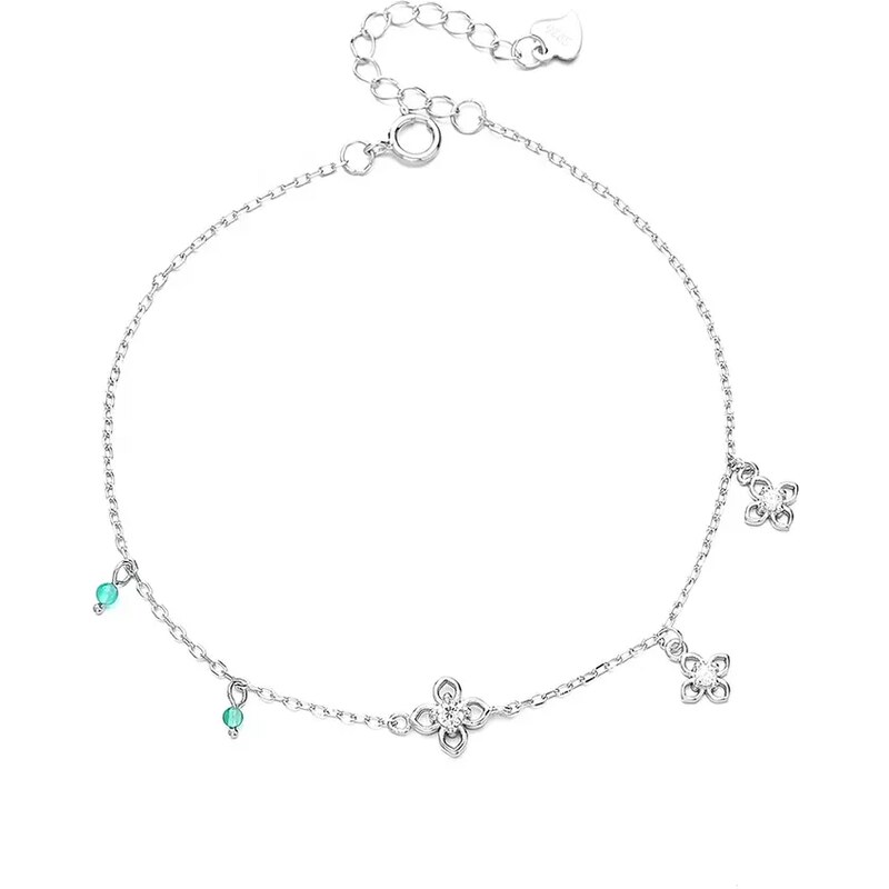 MAJYA Strieborný náramok FLOWER 10099 64581188
