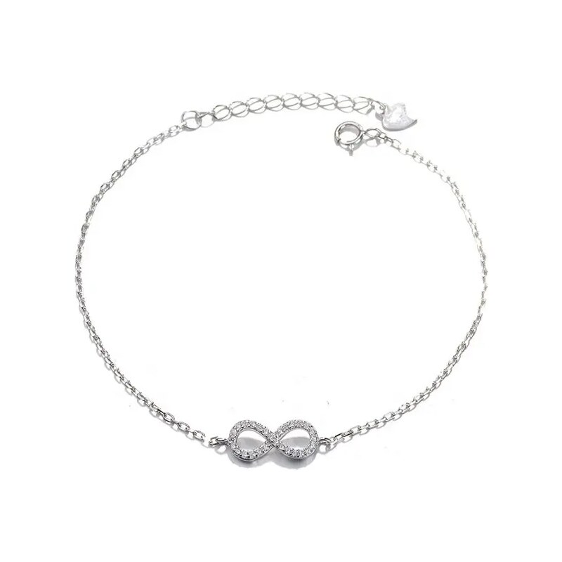 MAJYA Strieborný náramok NEKONEČNO 10110 64581174