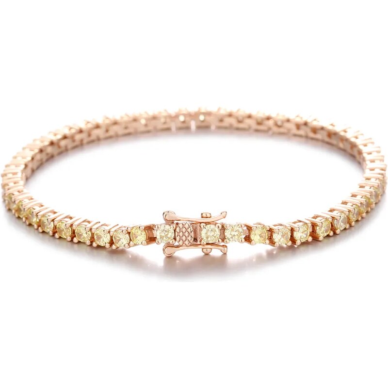 MAJYA Strieborný tenisový náramok ROSE 10113 64581132