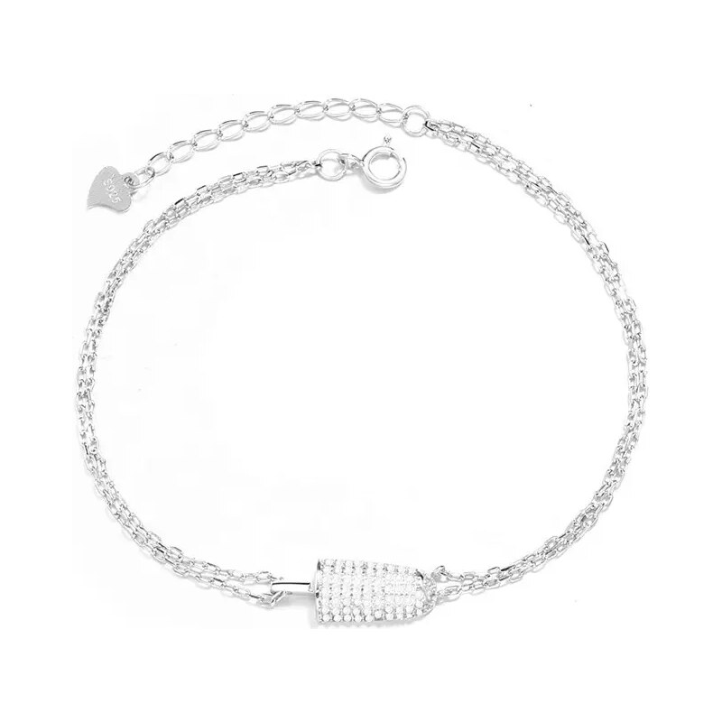 MAJYA Strieborný náramok LIPS 10114 64581177