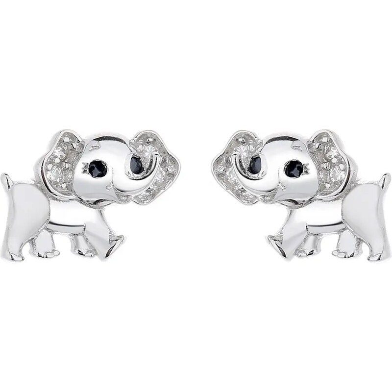 MAJYA Strieborné náušnice KIDO ELEPHANTS 10166 64581648