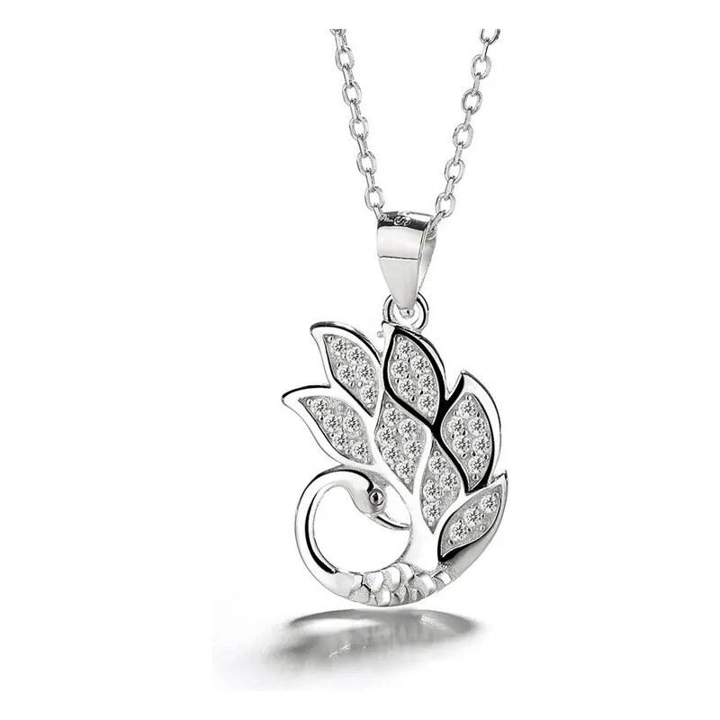 MAJYA Strieborný prívesok s retiazkou PÁV 10176 64581657